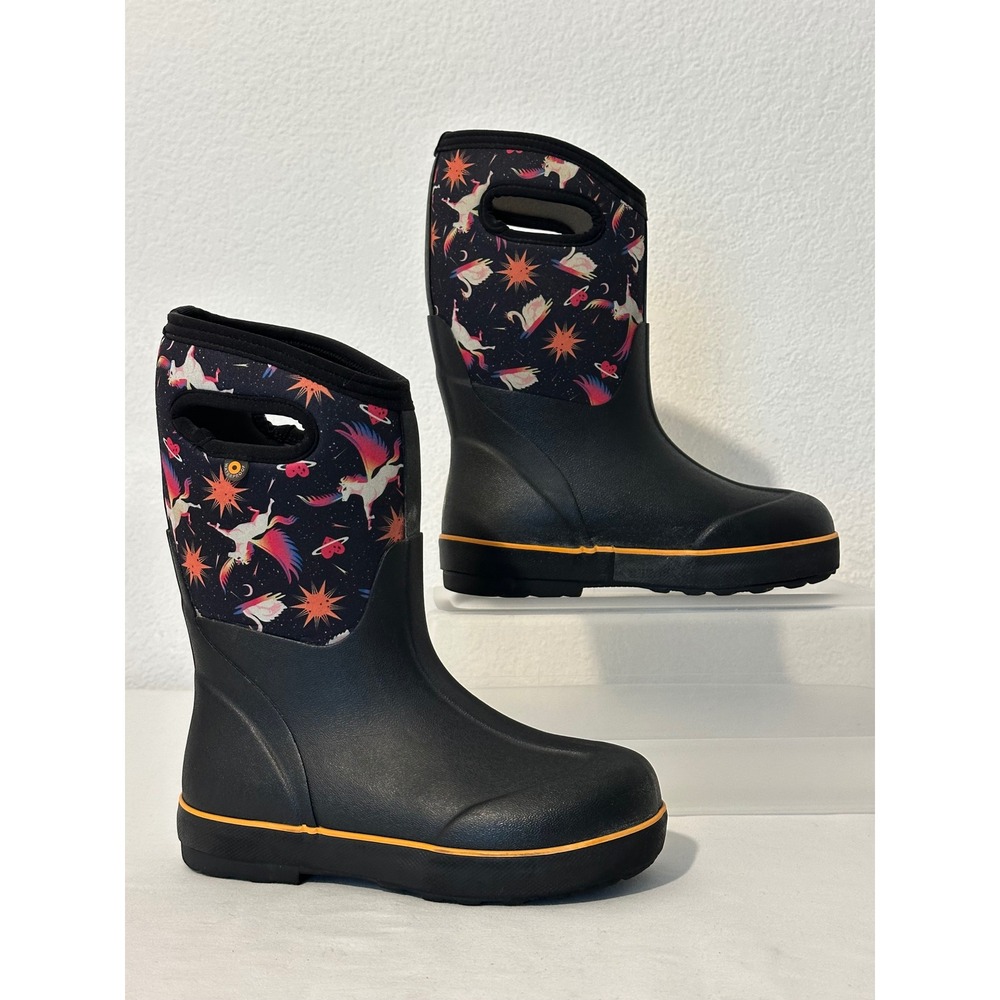 Bogs Kids Classic II Pegasus Waterproof Insulated Boots Black Multi 73075-009 3